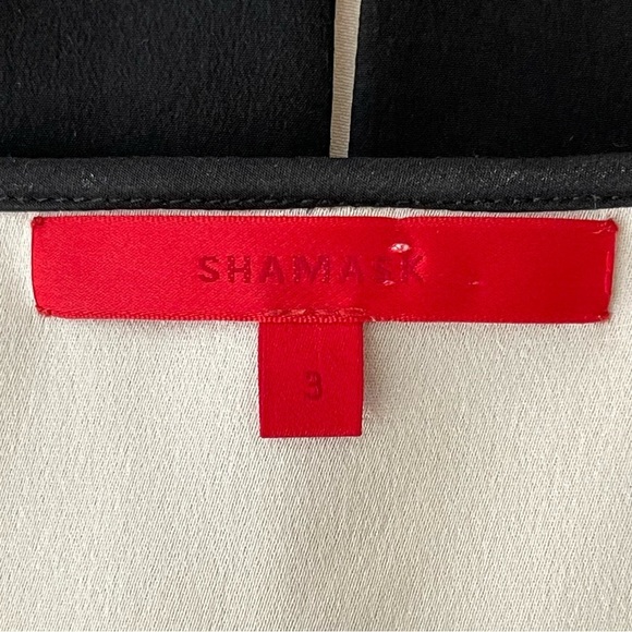 SHAMASK Silk Cut Out One Of A-Kind Oversized Shift Dress quiet luxury Y2K - Picture 6 of 9